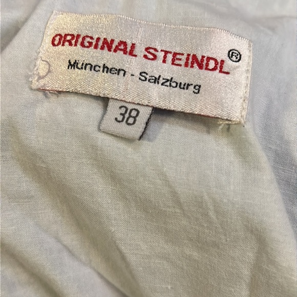 Original Steindl Dress Munchen Salzburg Blue Zip Front 38 - Picture 10 of 12